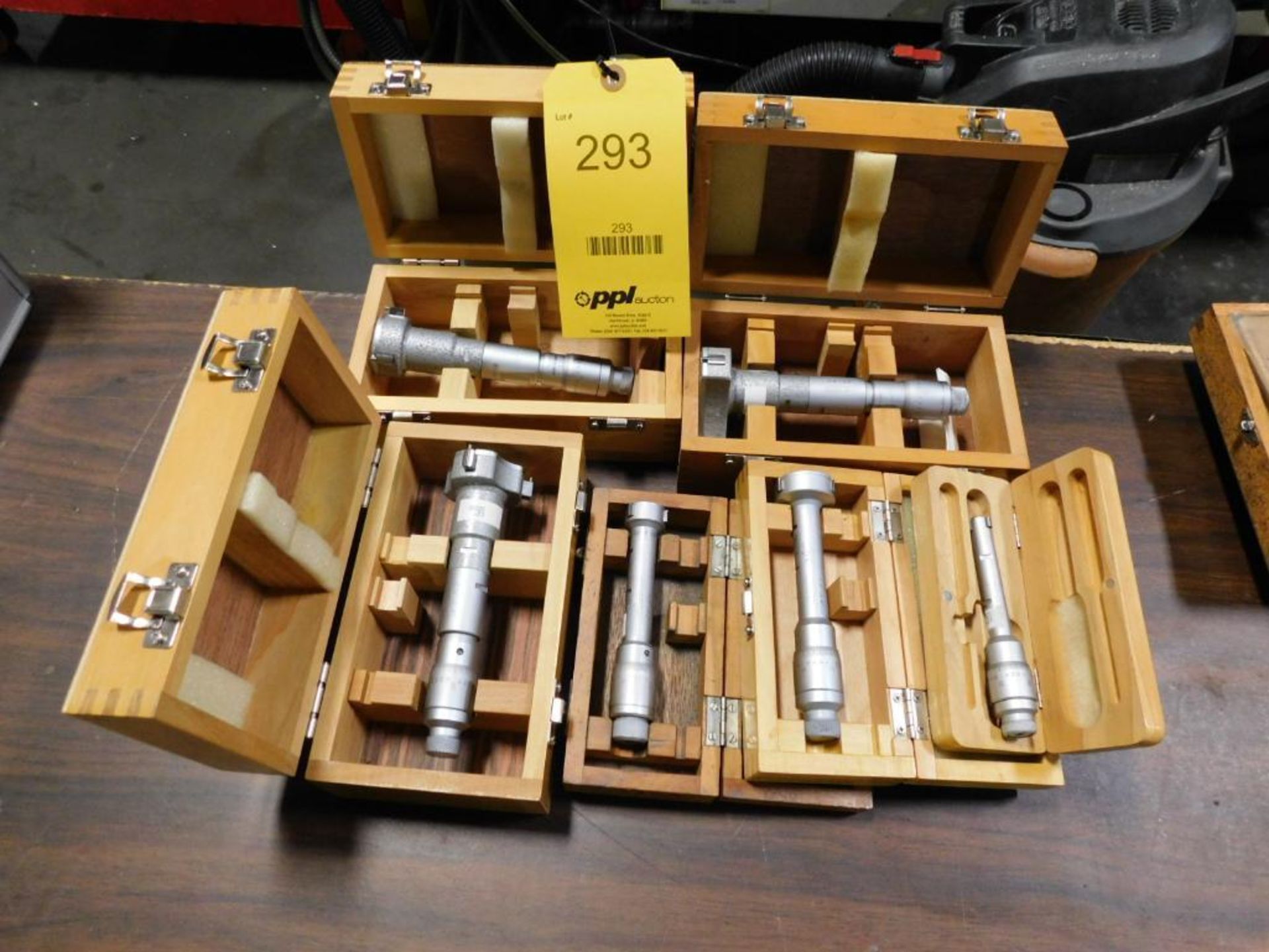 LOT: (6) Assorted Spi Hole Micrometers in Cases