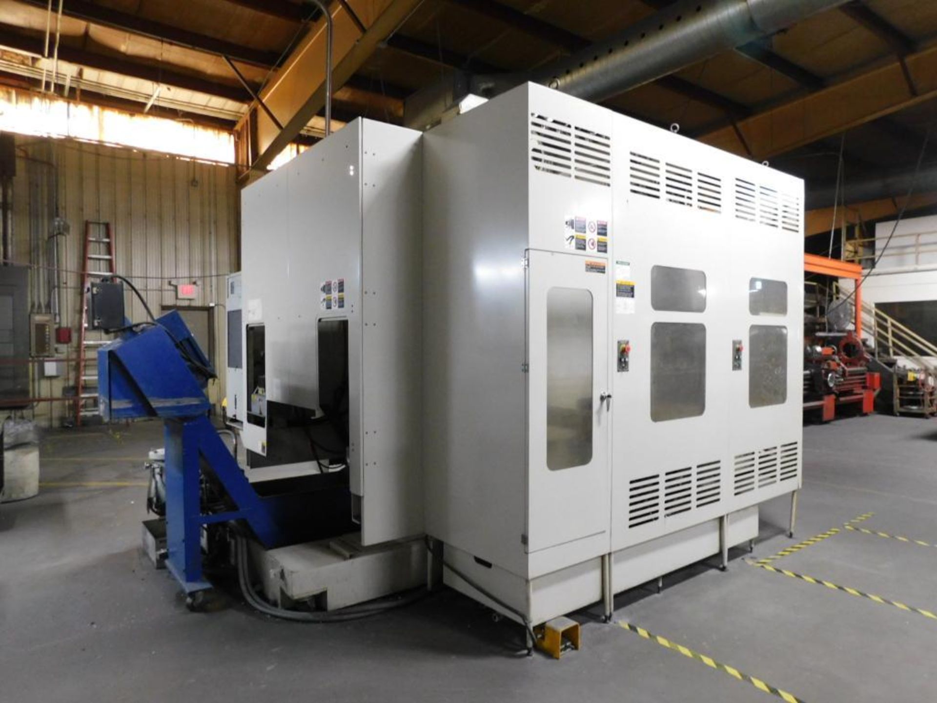 Doosan DHP-5500 4 Axis Horizontal Machining Center, Fanuc 18i-MB Control, (2) 19.7” Pallets, 14K RP - Image 4 of 11