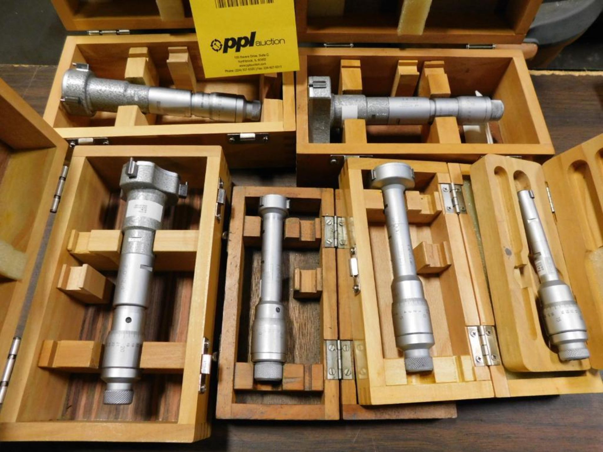 LOT: (6) Assorted Spi Hole Micrometers in Cases - Image 2 of 2