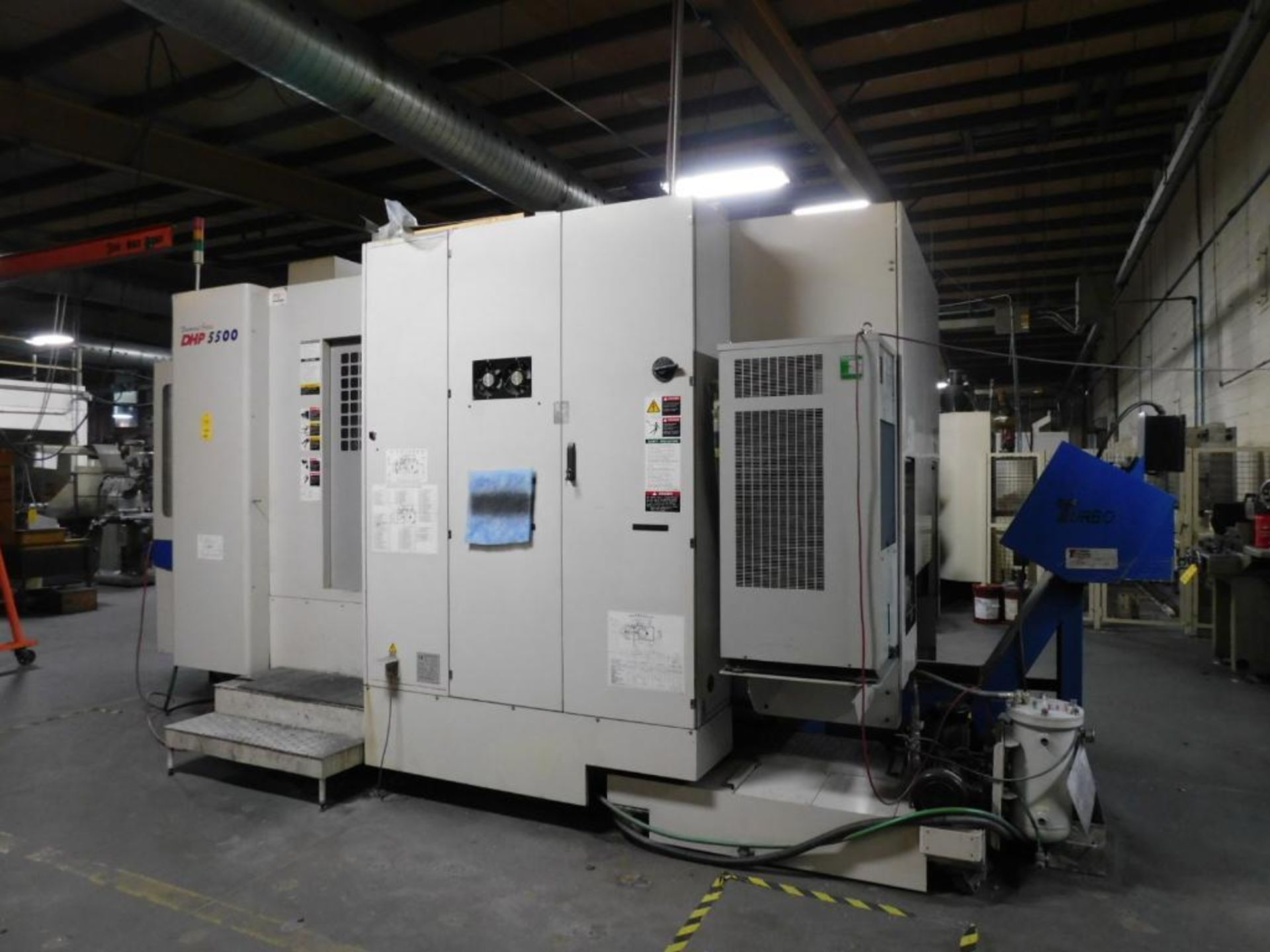 Doosan DHP-5500 4 Axis Horizontal Machining Center, Fanuc 18i-MB Control, (2) 19.7” Pallets, 14K RP