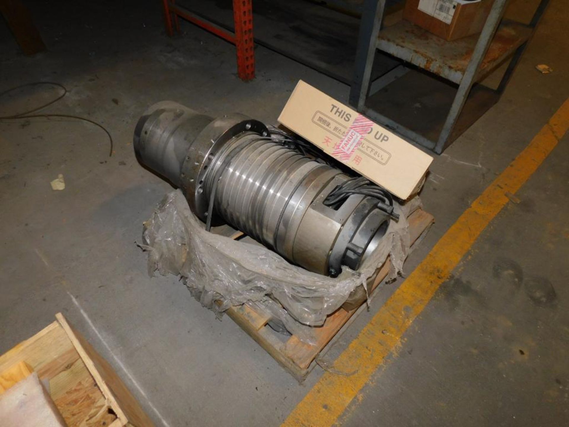 LOT: Contents of Maintenance Room: Fuse Boxes, Wire, Assorted Belts, Spare Machine Parts, - Image 12 of 13