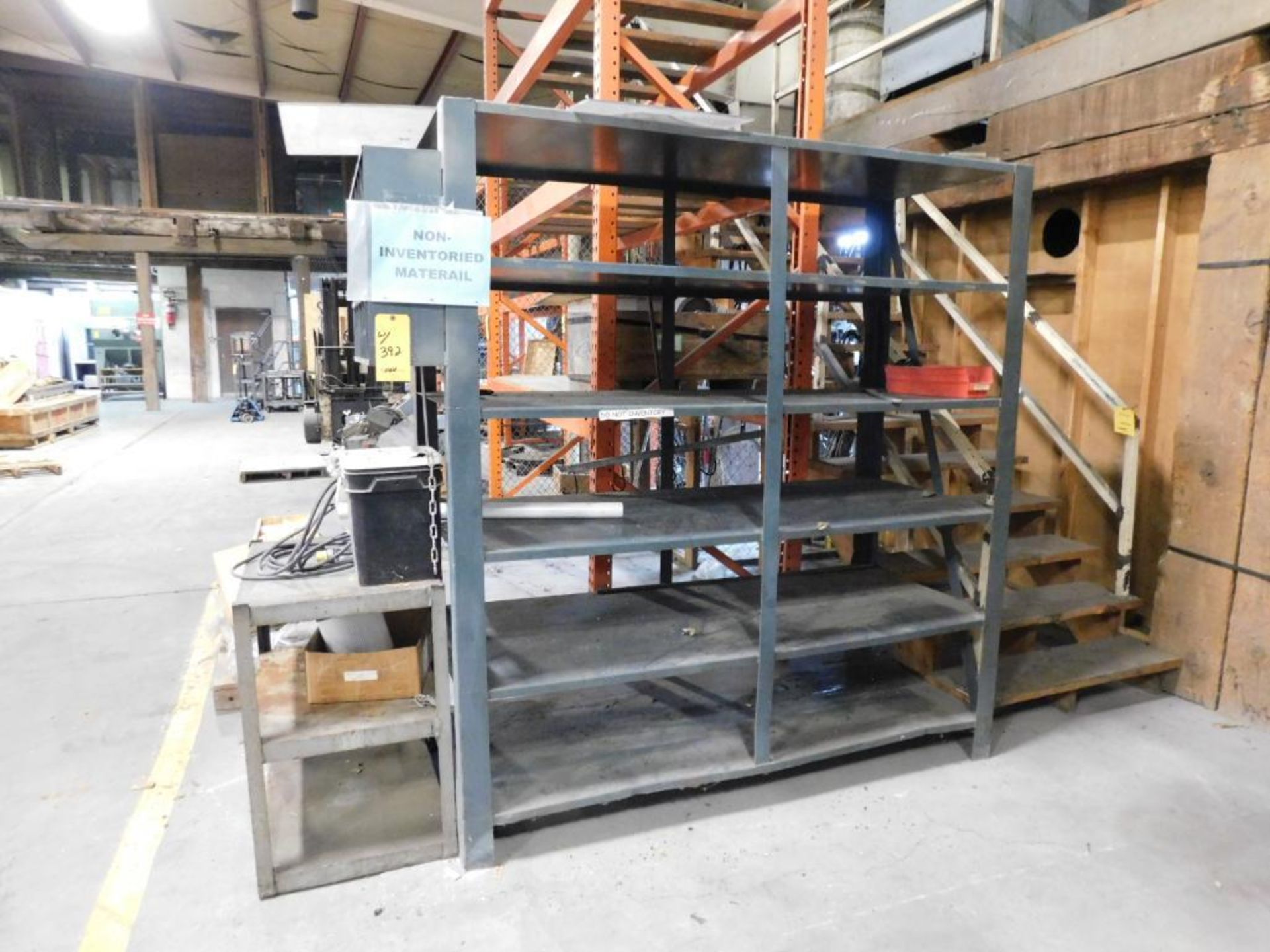 LOT: (2) Sections Cantilever Single Side Racking, 10' x 10', 24" Arms (NO CONTENTS), (2) Racks, - Image 4 of 5