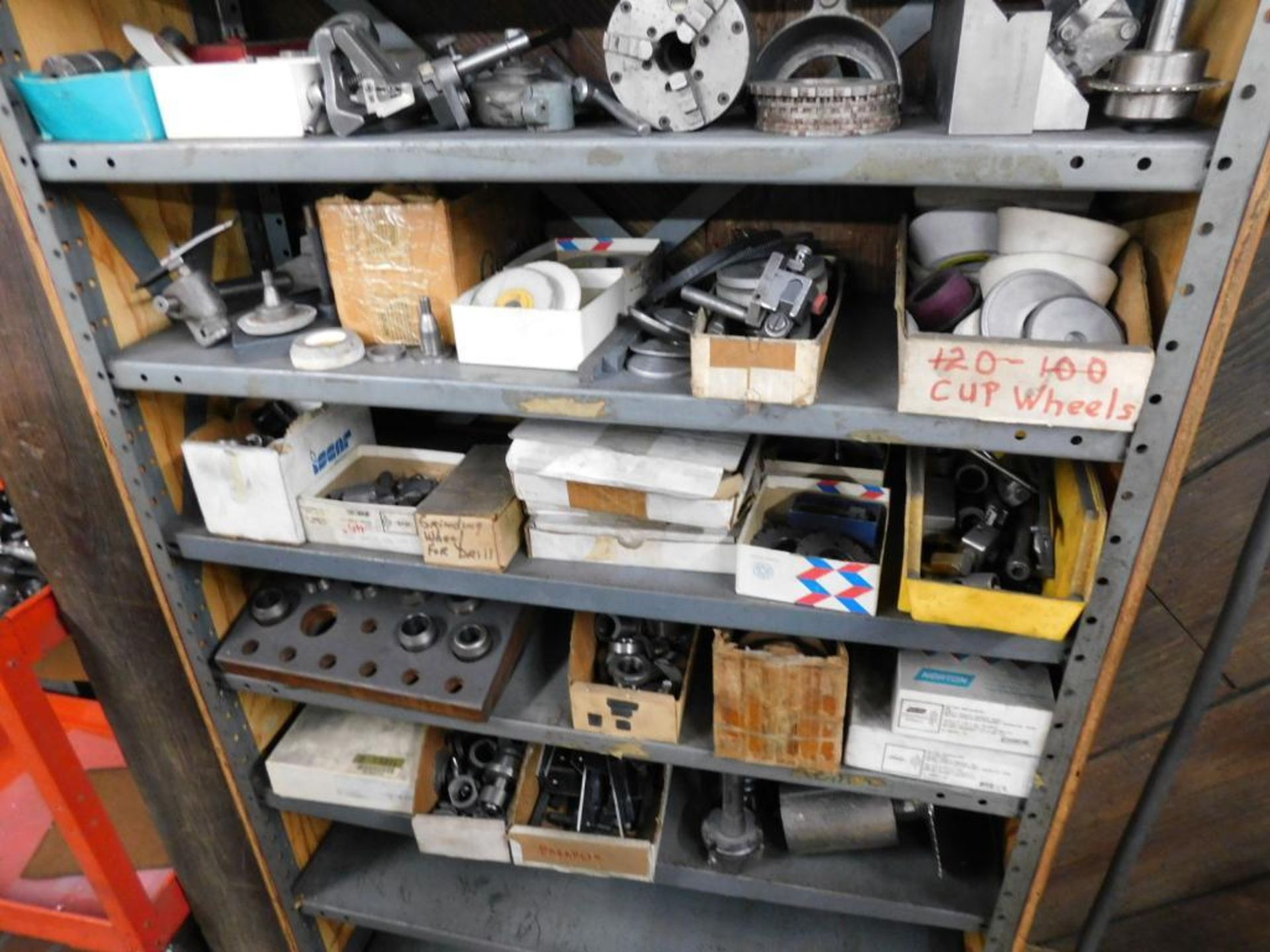 LOT: 10-Tier Shelving Unit w/Monoset Tooling & Accessories - Image 2 of 4