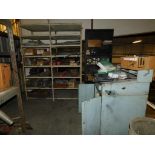 LOT: Contents of Mezzanine: Including Assorted Sections of Pallet Racking, Filing Cabinets,