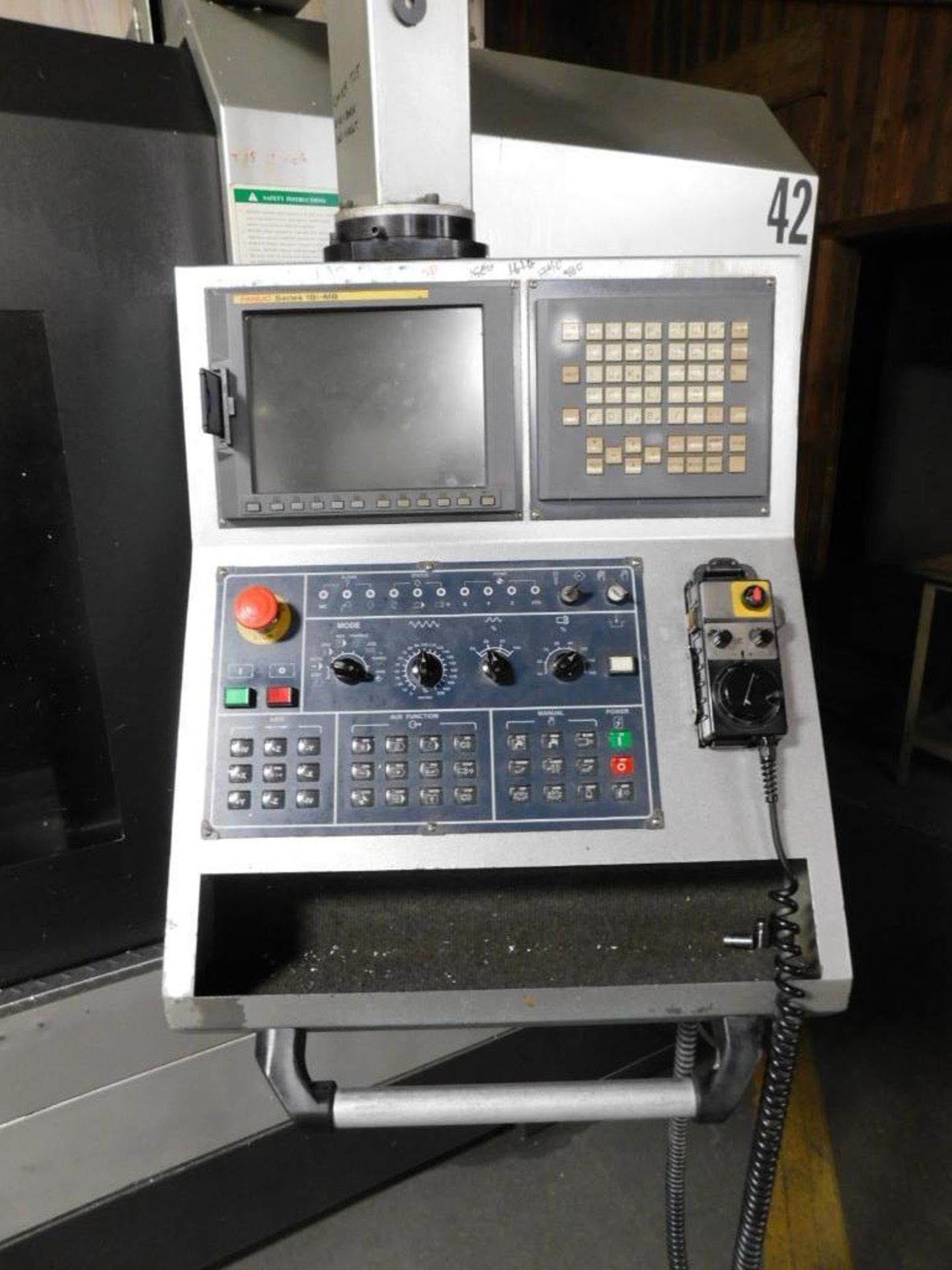 Toyoda AWEA BM1200 4-Axis VMC, Fanuc 18i-MB Control, 47.2" x 23.6" x 23.6" tr - Image 12 of 14