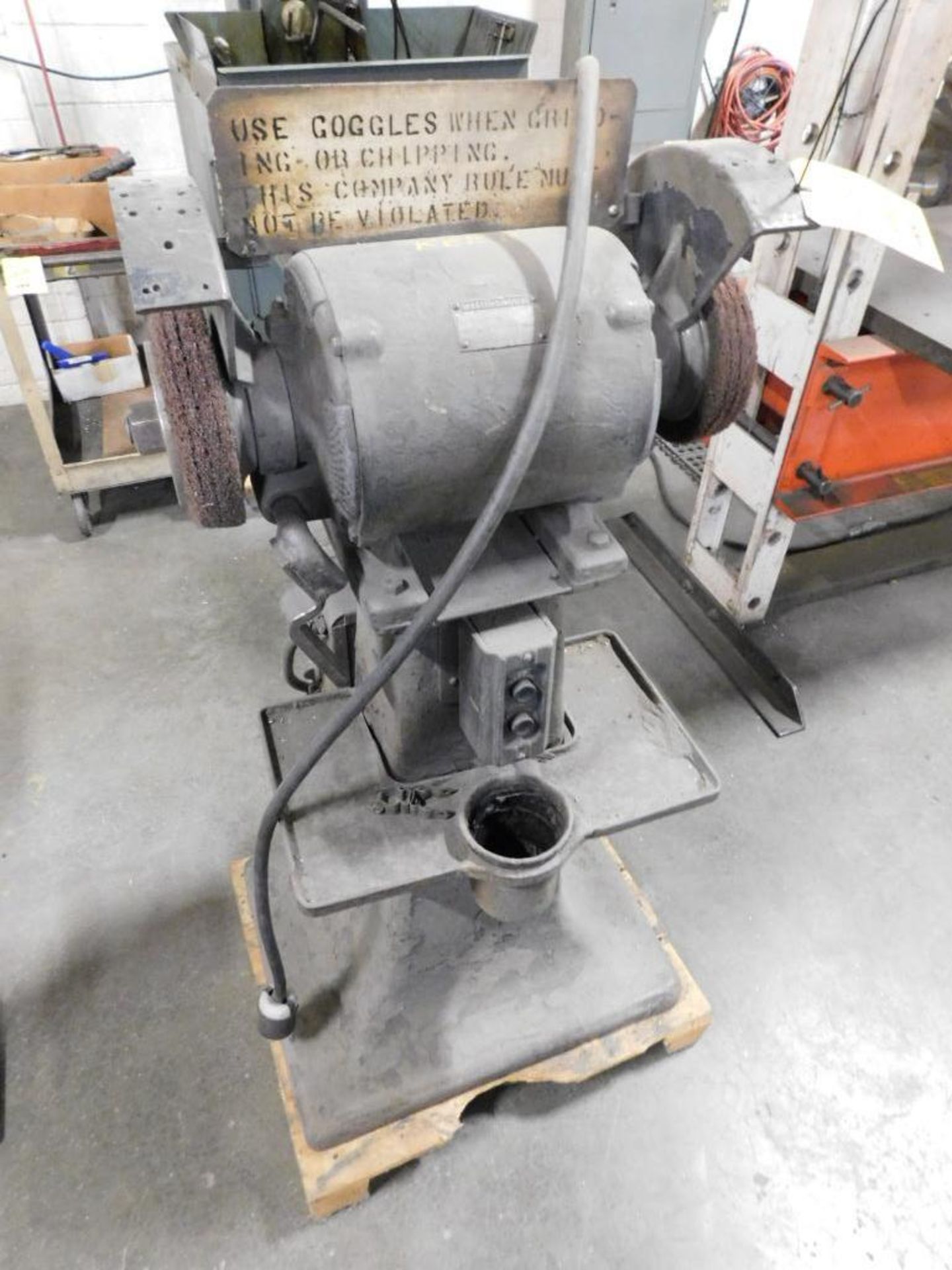 Westinghouse 2 Hp Double Edge Grinder/Buffer, Model 100 - Image 2 of 3