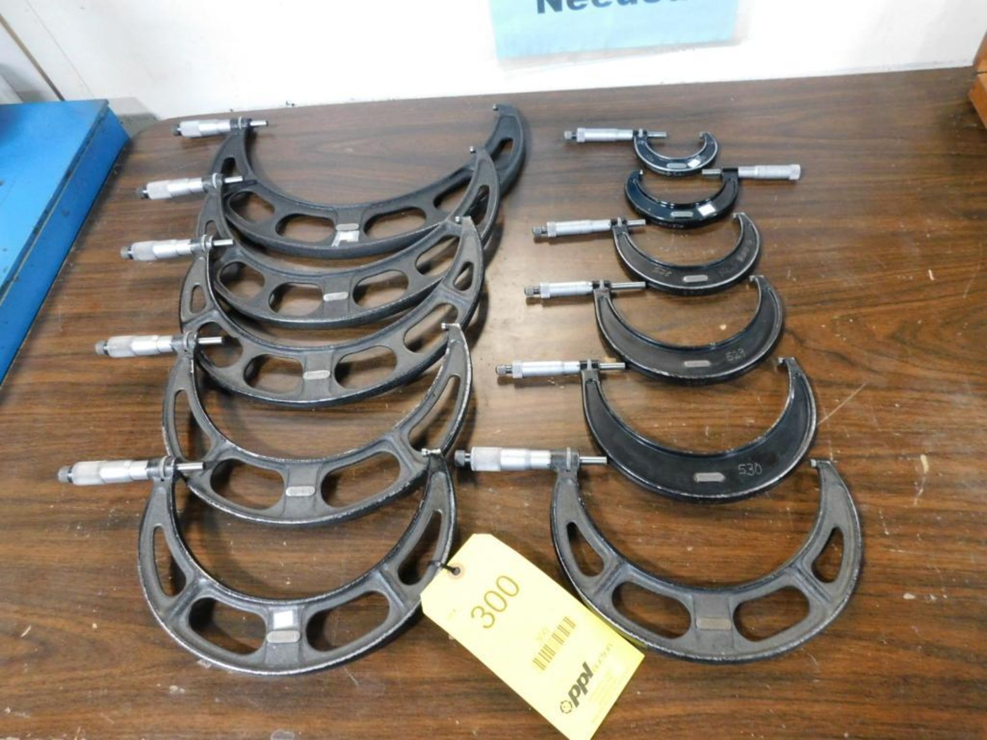 LOT: Assorted Starrett Outside Micrometers