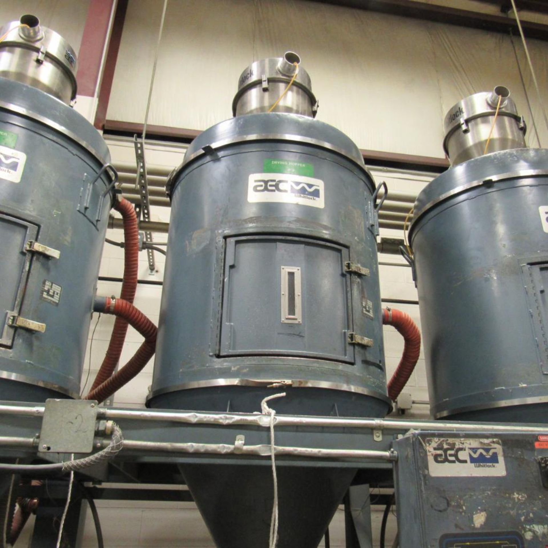 AEC Whitlock WD-600 CHEQ Dryer w/(4) DH-170 MICHEQ Hopper Dryers (Location: Bldg. 1) - Image 9 of 10