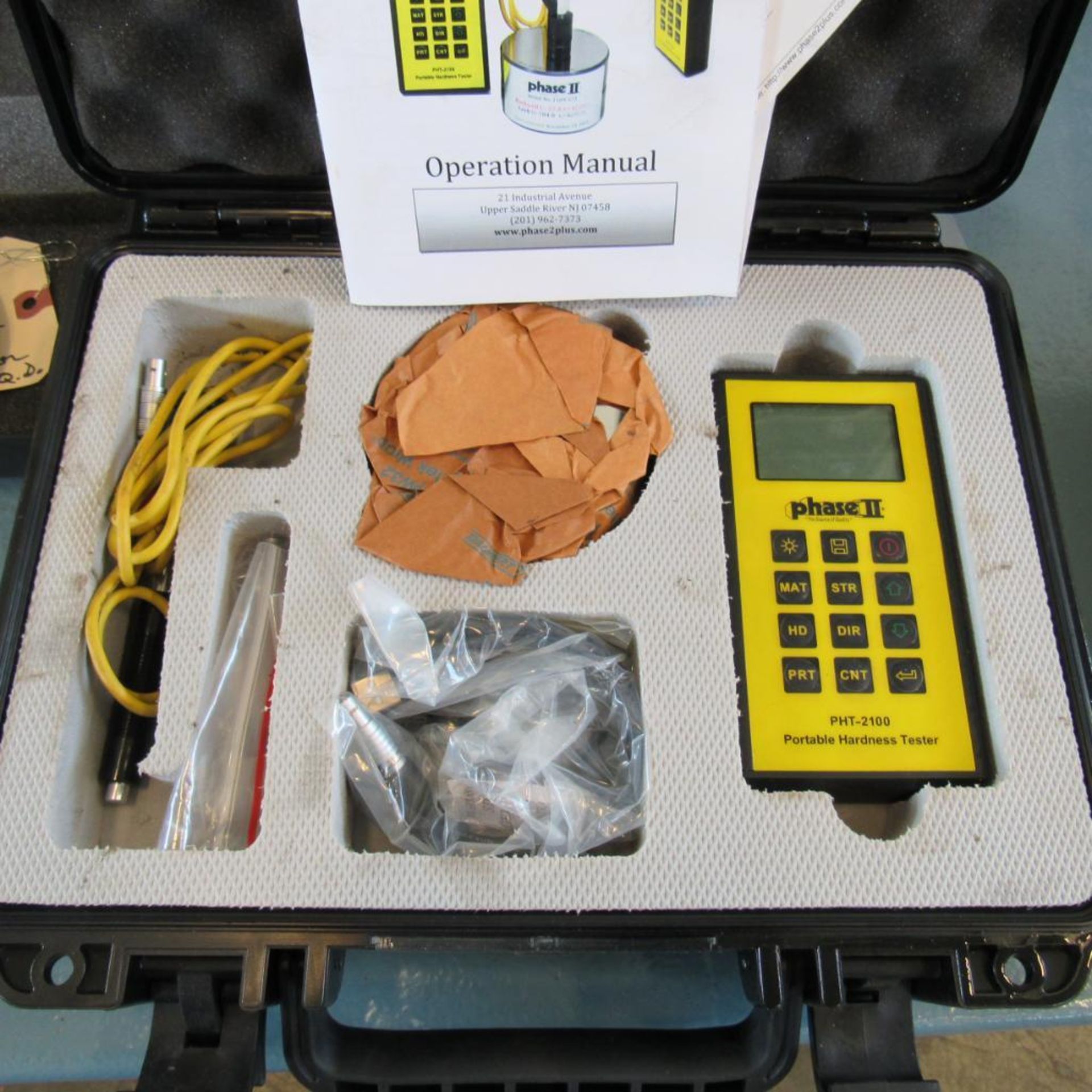 Phase II PHT-2100 Portable Hardness Tester (Location: Bldg. 3)