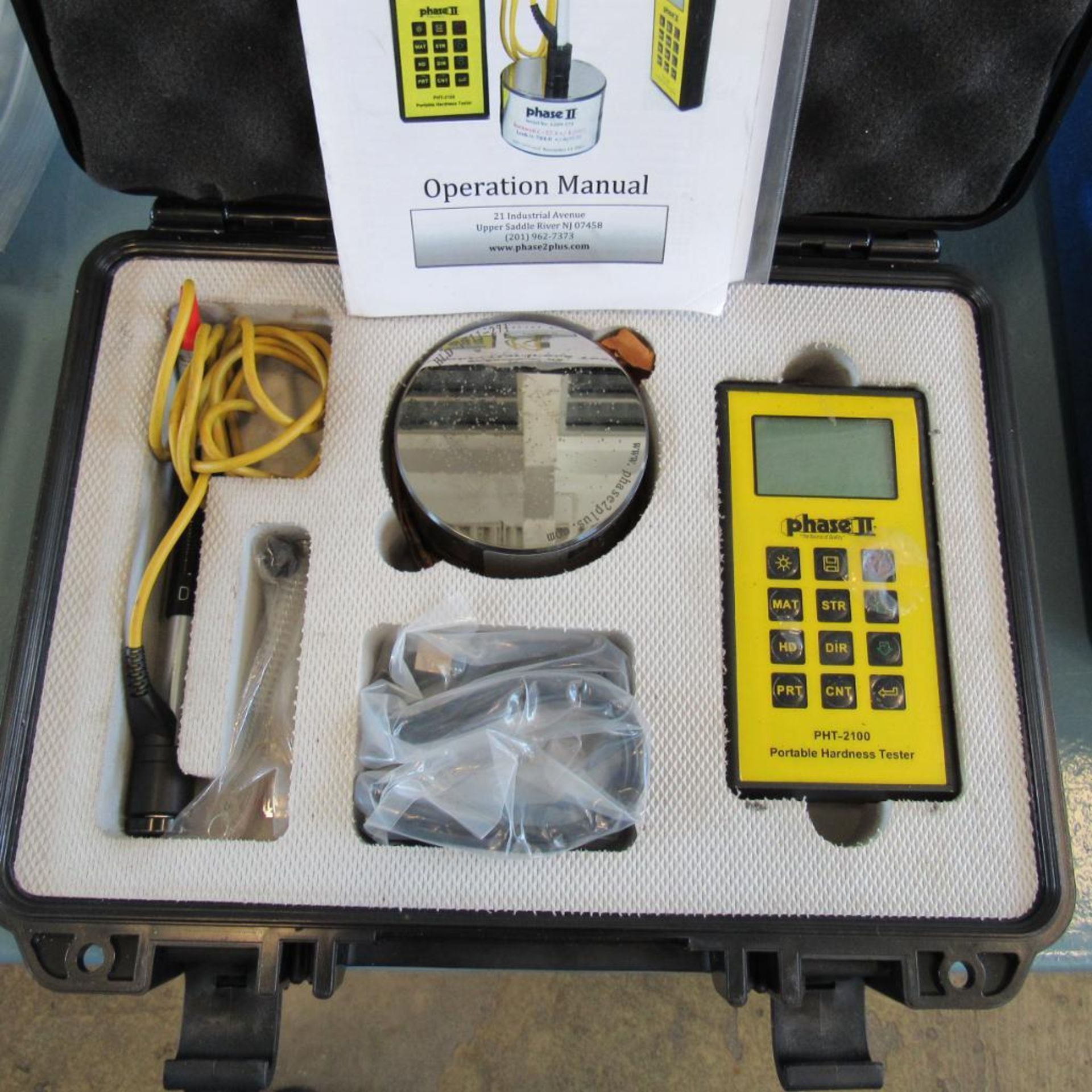 Phase II PHT-2100 Portable Hardness Tester (Location: Bldg. 3)