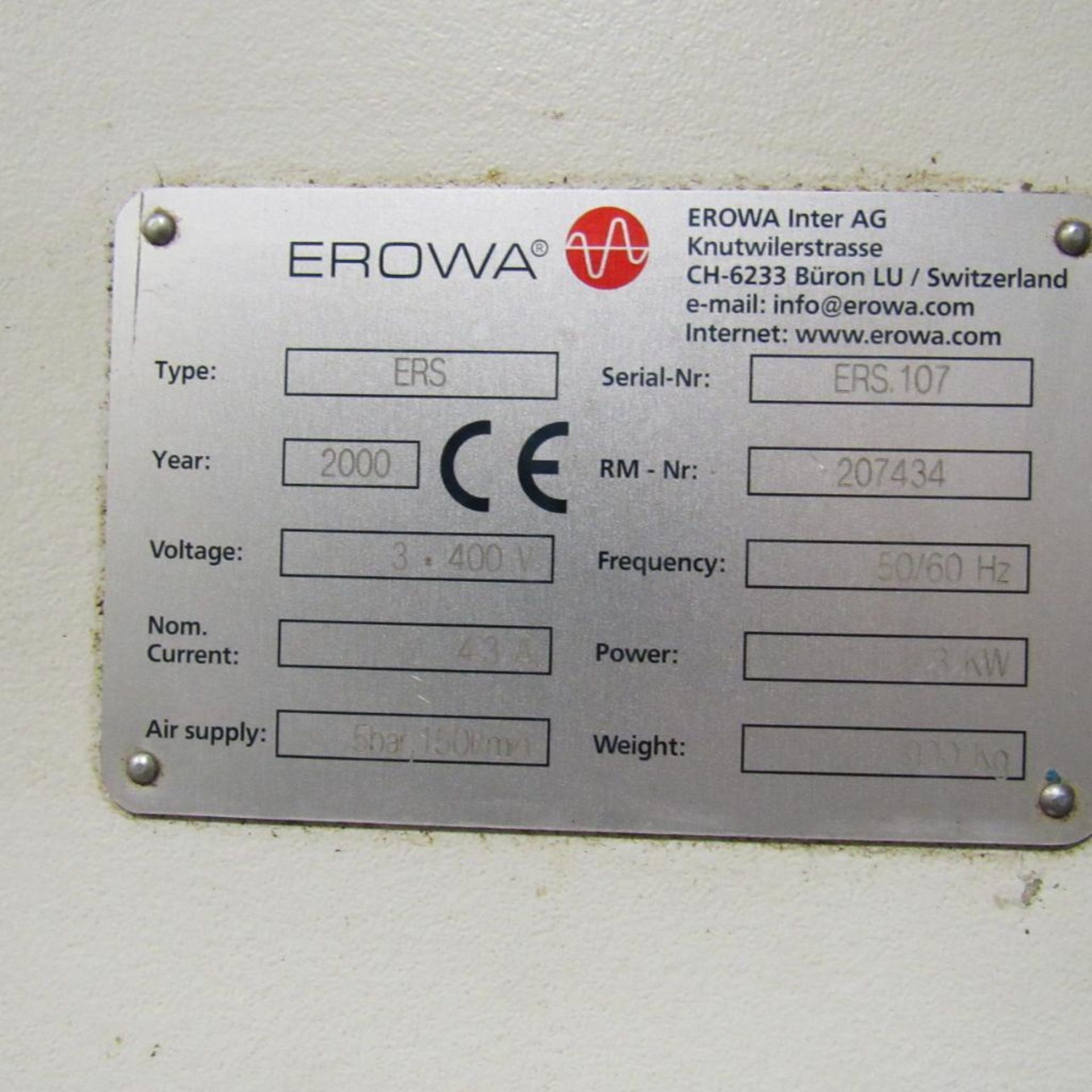Erowa Robot System, with Erowa Lift Asset 156 (Location: Bldg. 2) (SUBJECT TO ENTIRETY BID - LOT - Image 11 of 11