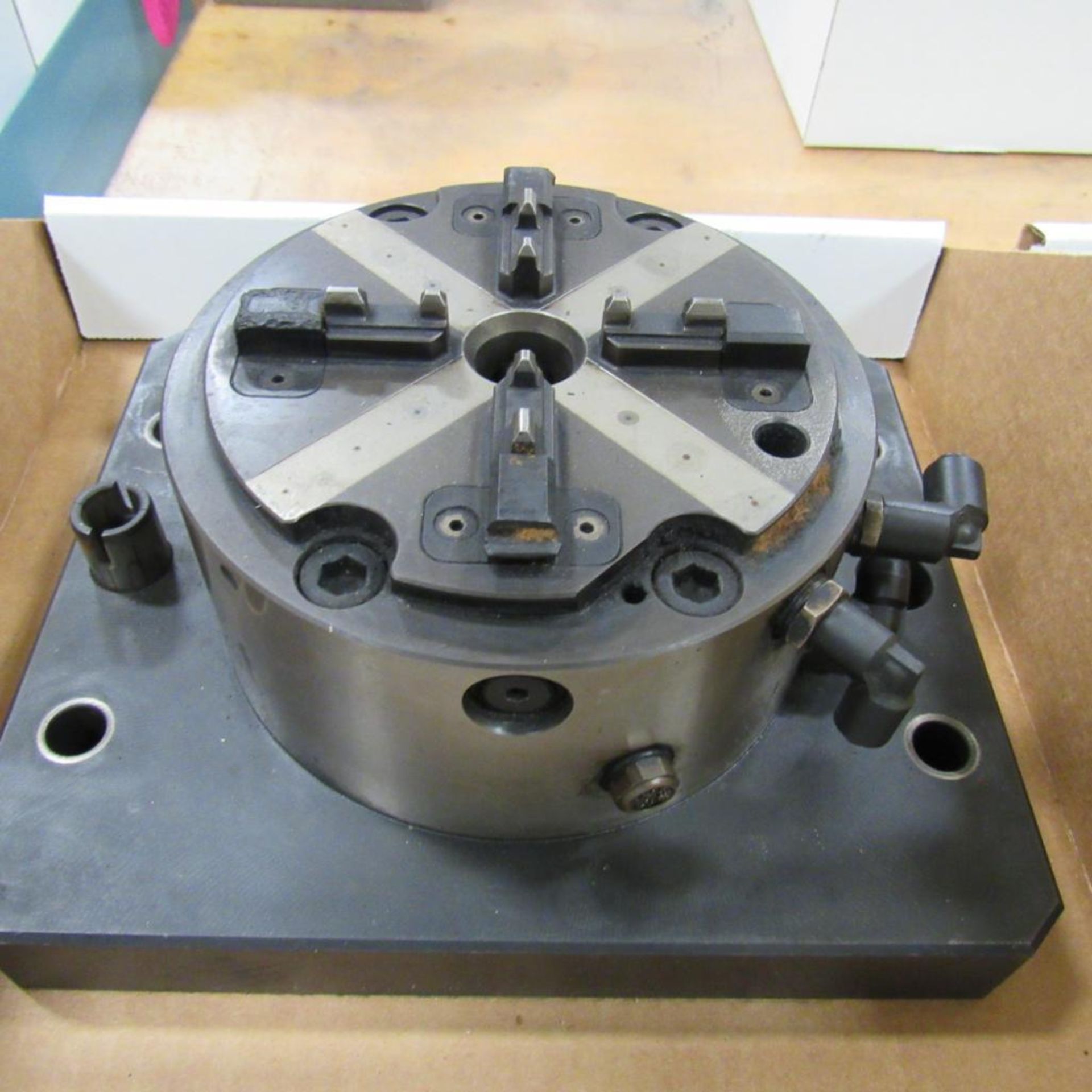 Erowa Pnuematic Chuck on Base Plate (Location: Bldg. 2)