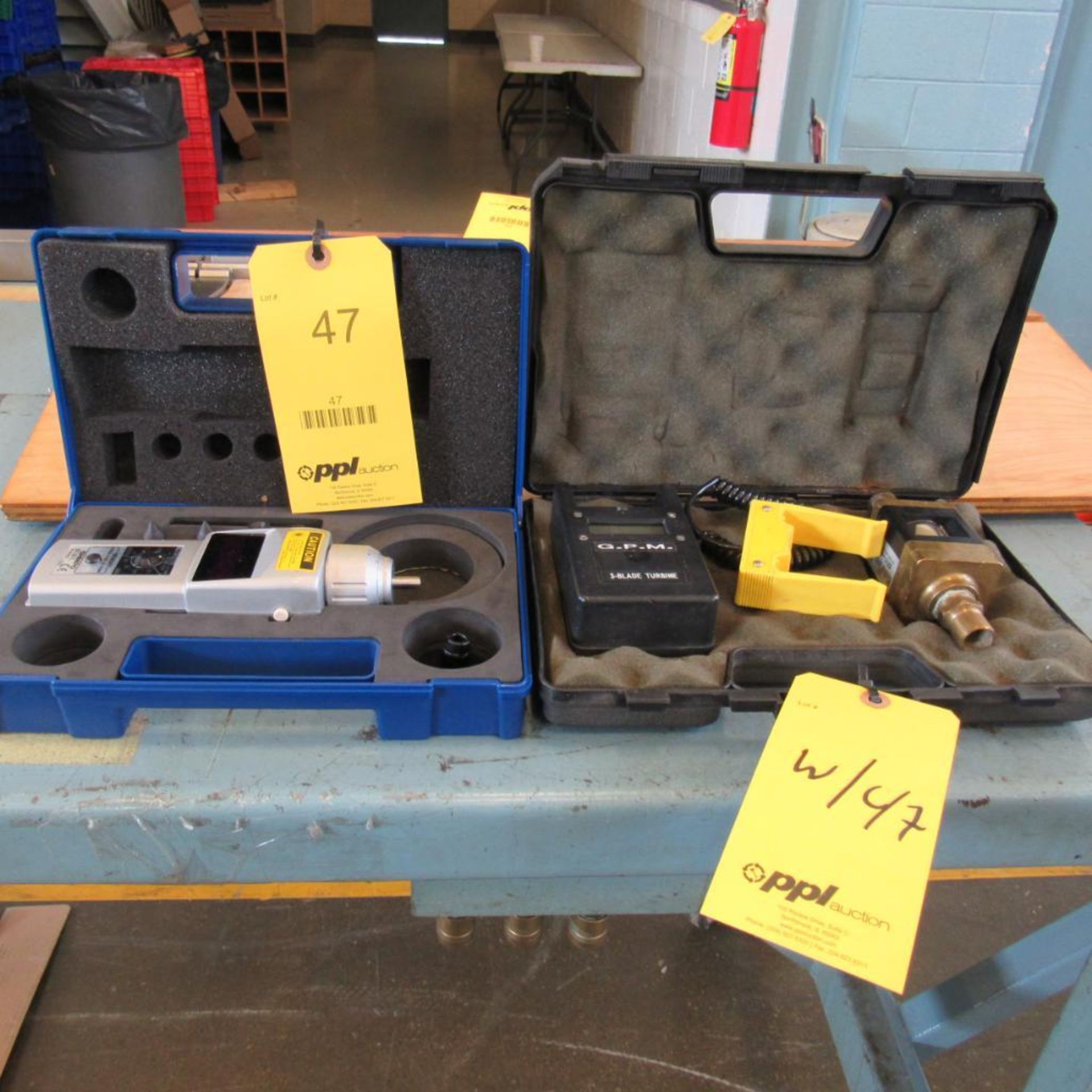 LOT: (1) Shimpo DT207L RPM Gage, Cito Flow Meter (Location: Bldg. 3)