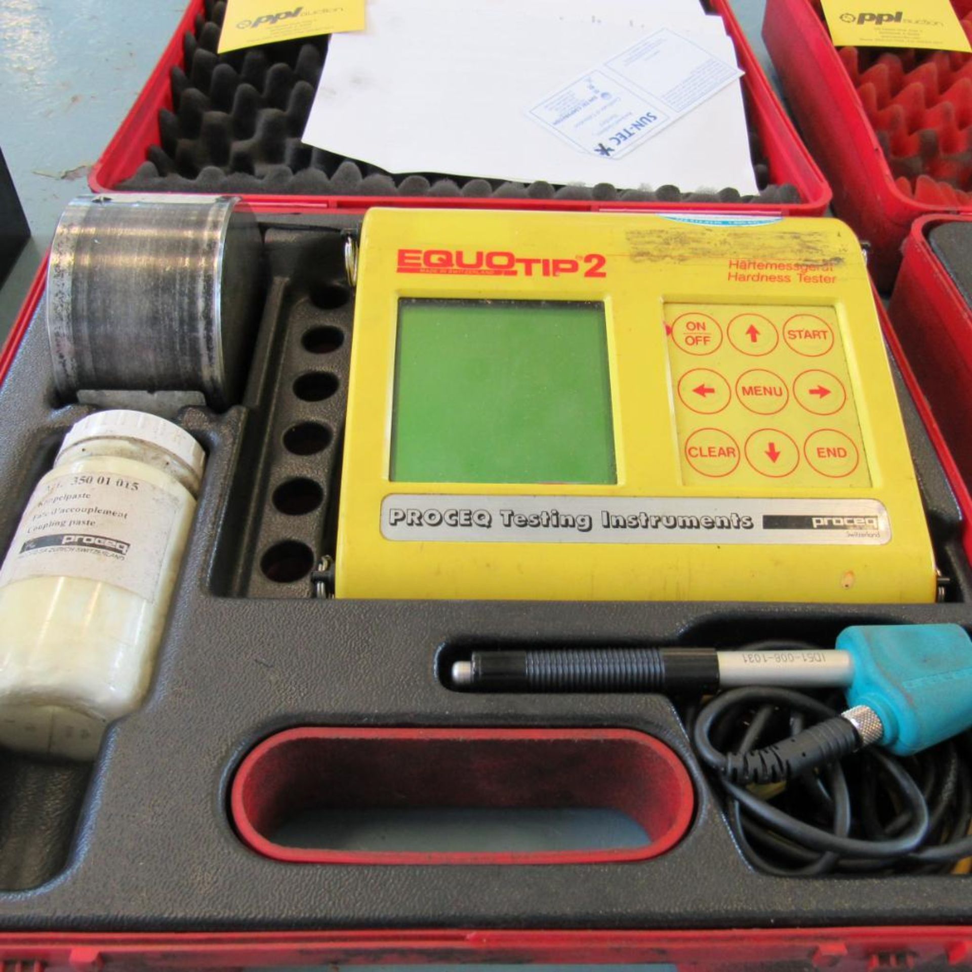 Proceq Instruments Equotip Portable Hardness Tester (Location: Bldg. 3)