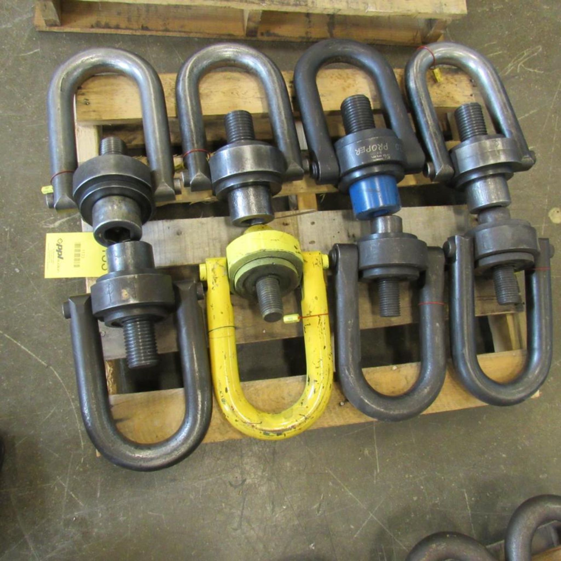 LOT: (8) Large Swivel Lifting Rings (Location: Bldg. 3)