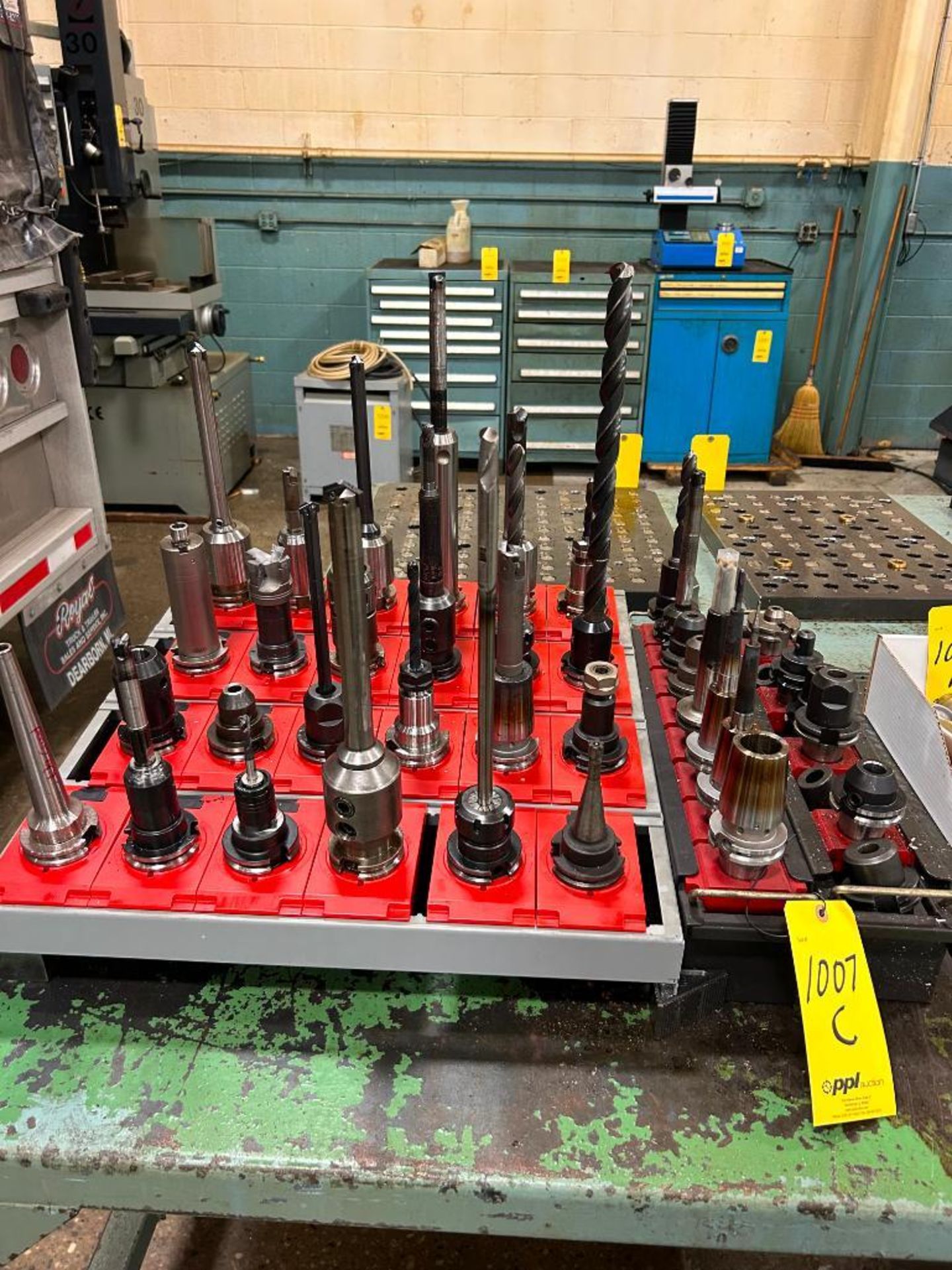 LOT: (37) Pieces CAT 40 Tool Holders & Tooling (Location: Bldg. 2)