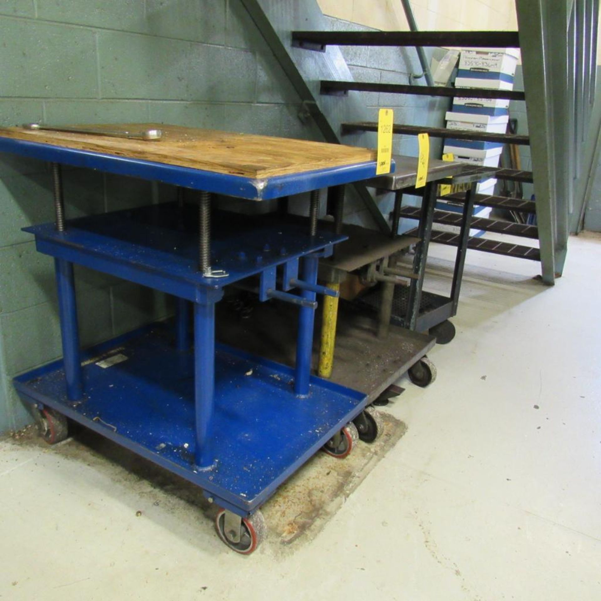 LOT: (2) Rolling Steel Die Lift Carts, 24" x 36" (Location: Bldg. 2) - Image 2 of 2