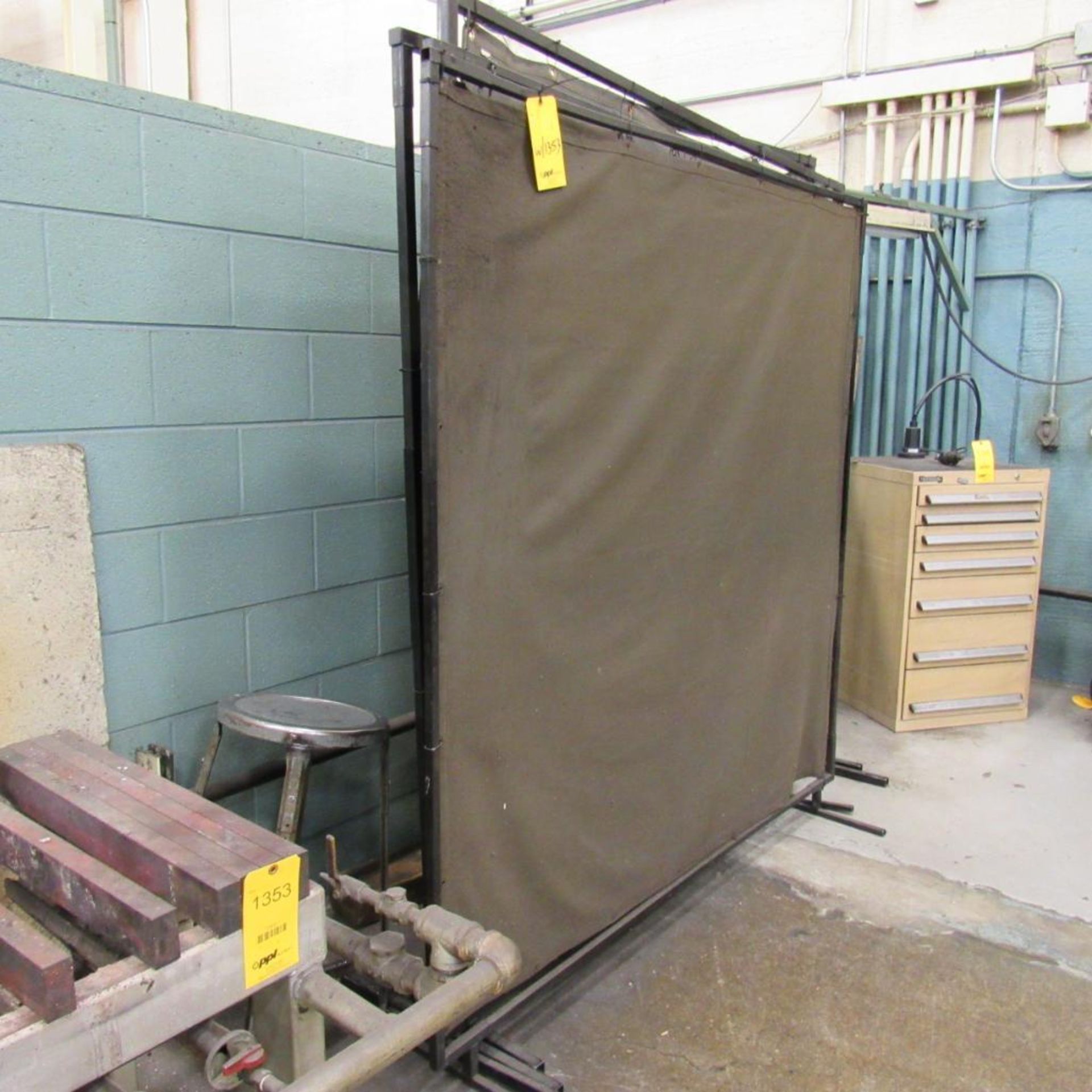 LOT: Gas Stove & Welding Curtains (Location: Bldg. 1) - Image 3 of 3