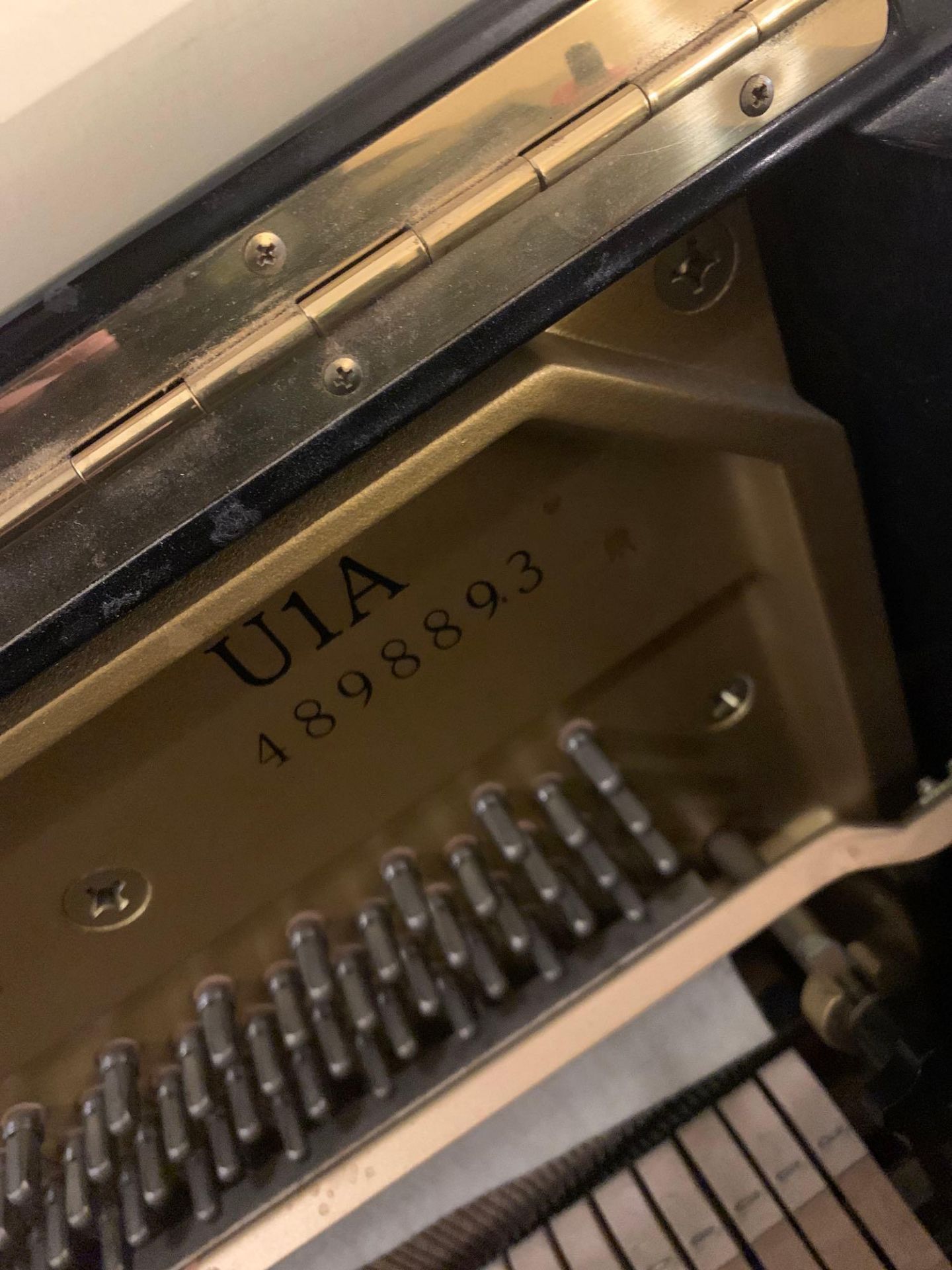Yamaha U1A Upright Piano In Ebony (Black), Polished160 x 61 x 121cm (S/N 4898893) Made In Japan In - Bild 5 aus 9