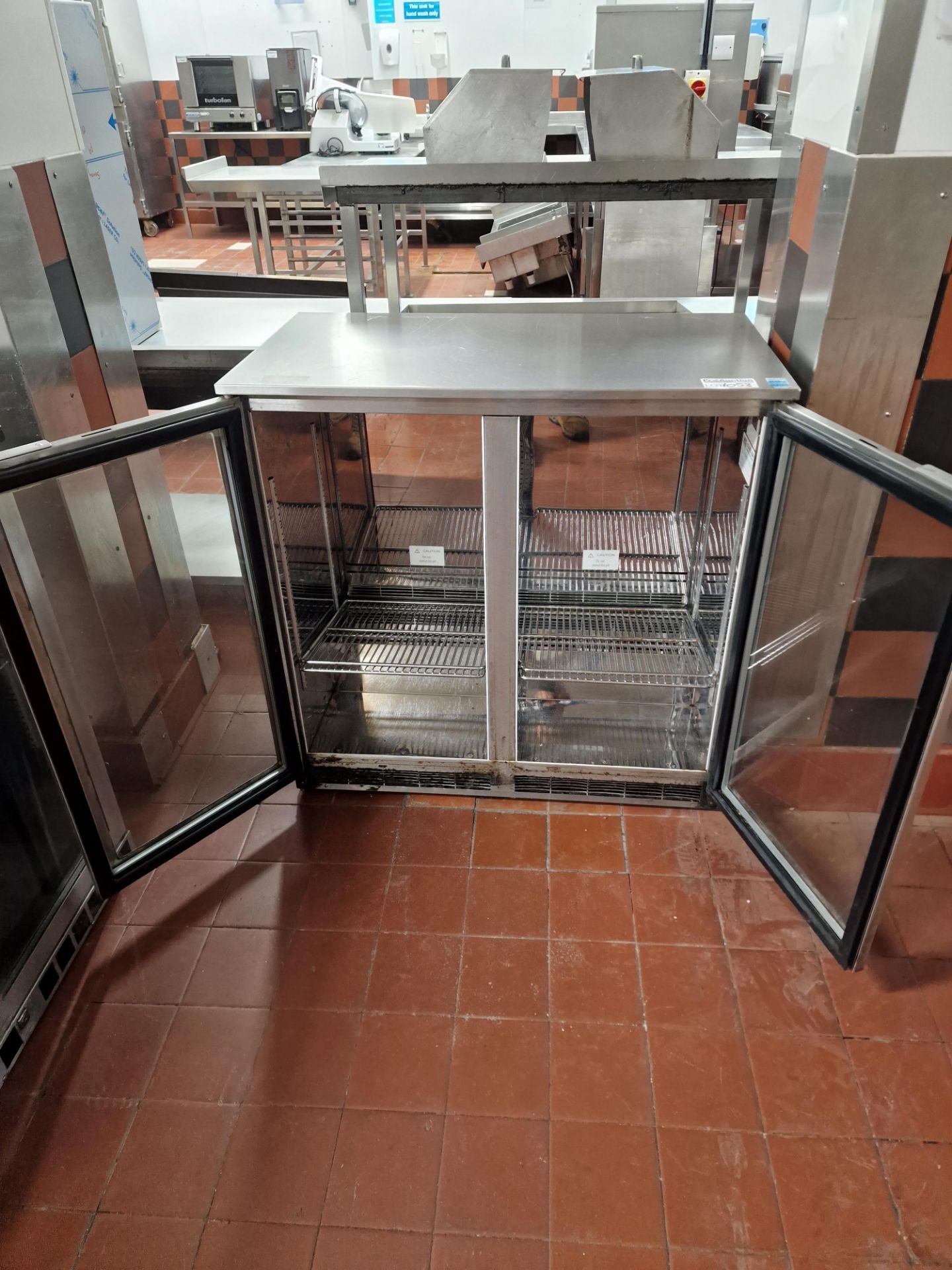 IMC Mistral M90 Bottle Cooler Glass Door Stainless Steel With Interior LED Lighting Temperature - Image 2 of 3