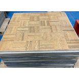 Sico Cam Locking Portable Dancefloor (9056712) Wood Parquet Floor Panels 92 x 92cm And There Are 26