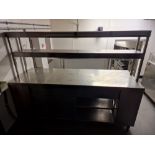 EMH International Stainless Steel Through Door Hot Cupboard Complete With Overhead Heated Chef