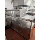 Tag Catering Through Door Stainless Steel Hot Cupboard With Two Tier Pass Heated Gantry Above 8