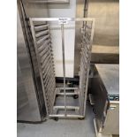 Stainless Steel Mobile Kitchen Rack 18 Tier 59 x 67 x 155cm