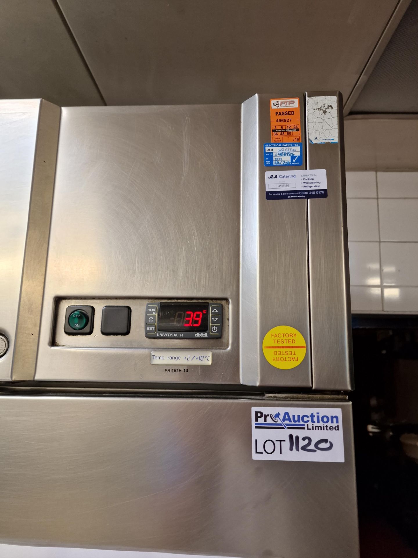 Garland Polaris STN70 Stainless Steel Upright Gastronorm Refrigerator Temperature Range +2/+10 C - Image 3 of 3