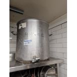 Stock Pot With Discharge Tap 47 x 45cm Approximately 78 Litre