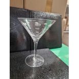 Set of 12 x John Jenkins Badminton Martini glass 17cm (#05327)