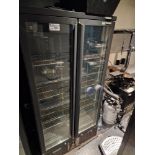 Gamko MG2/500G 500 Ltr Glass Double Door Display Fridge Capacity: 500 Litre / 490 x 33cl (60mm)