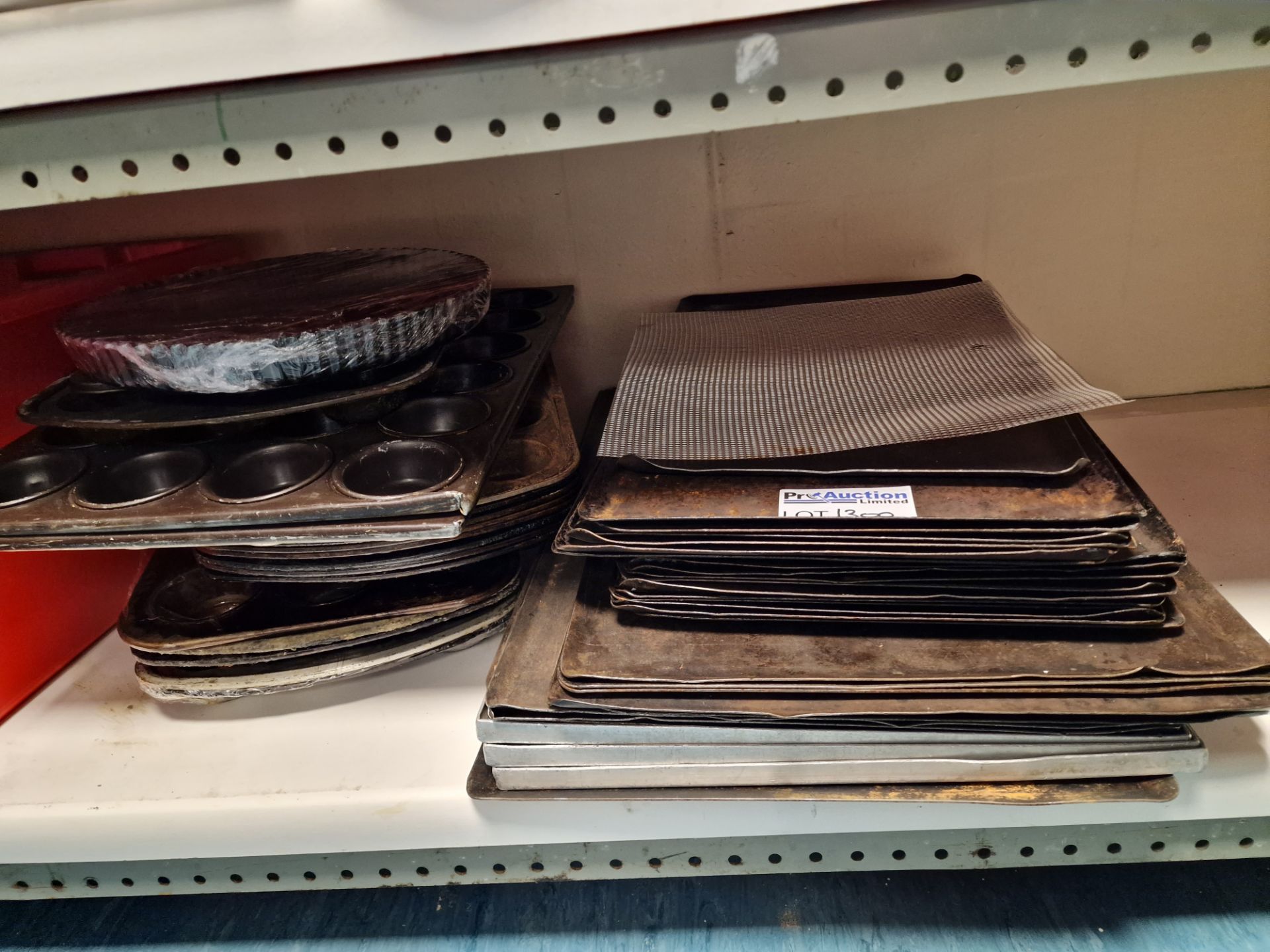 Various Baking And Muffin Trays As Found
