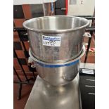 2 x Stainless Steel Planetary Mixer Bowls 35 x 31cm Approximately 30 Litre Capacity