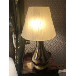 A Pair Of Heathfield And Co Louisa Glazed Ceramic Table Lamp With Textured Shade 77cm (Room 514)