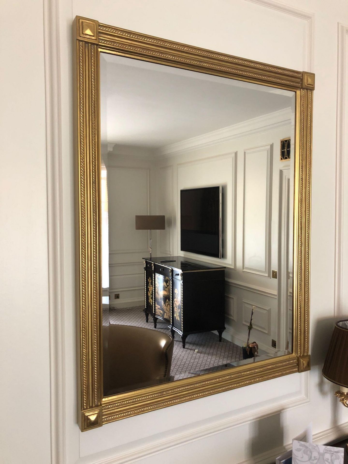 A Gilded Empire Style Accent Mirror 84 x 170cm (Room 503 / 4)