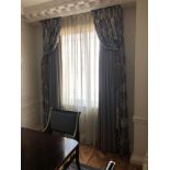 A Pair Of Silk Drapes And Jabots 200 x 265cm (Room 501/502)