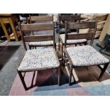 Set Of Four Teak Dining Chairs A.H. Mcintosh Furniture Chair Number 9963 Tom Robertson For