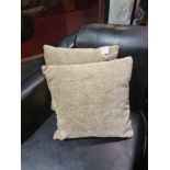 2 x Bleu Nature France Designer Scatter Cushions 35 x 35cm