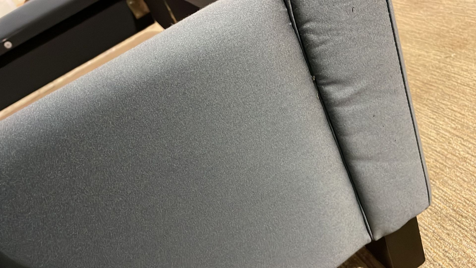 5 Ft Bed Base In Dark Grey Fabric 1600 x 2200mm (For King Mattress Size 1500 x 2000) (ST34) - Bild 2 aus 3
