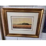 Lawrence Coulson English b. Cambridge 1962 Limited Edition Landscape Print 14 Of 600 In A Modern