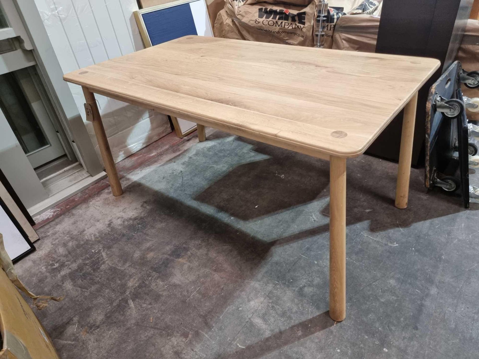 Wycombe Oak Dining Table In Homage To The Arts & Craft Movement Who Made Simple Forms With Little