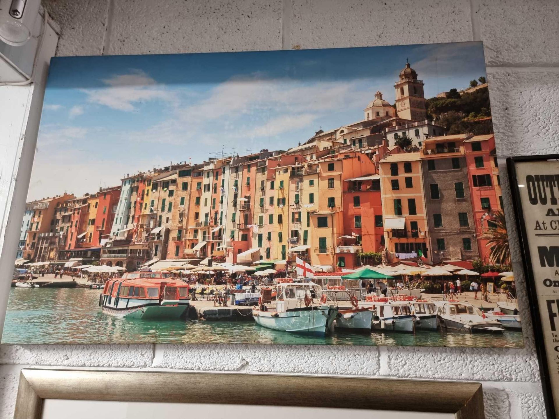 Canvas Print Porto Venere On The Ligurian Coast Of Italy Harbour View 100 x 67cm - Bild 3 aus 3