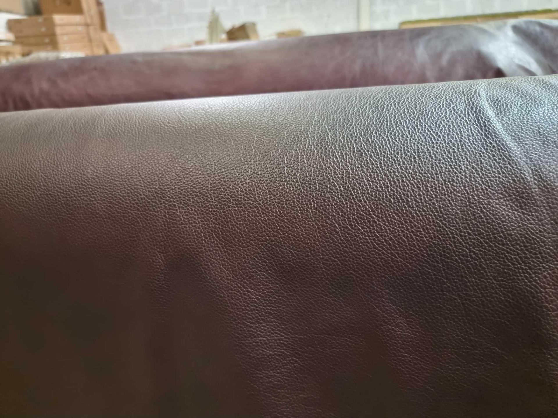 Mastrotto Hudson Chocolate Leather Hide approximately 3 78M2 2 1 x 1 8cm ( Hide No,253)