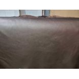 Chocolate Leather Hide approximately 2 64M2 2 2 x 1 2cm ( Hide No,177)