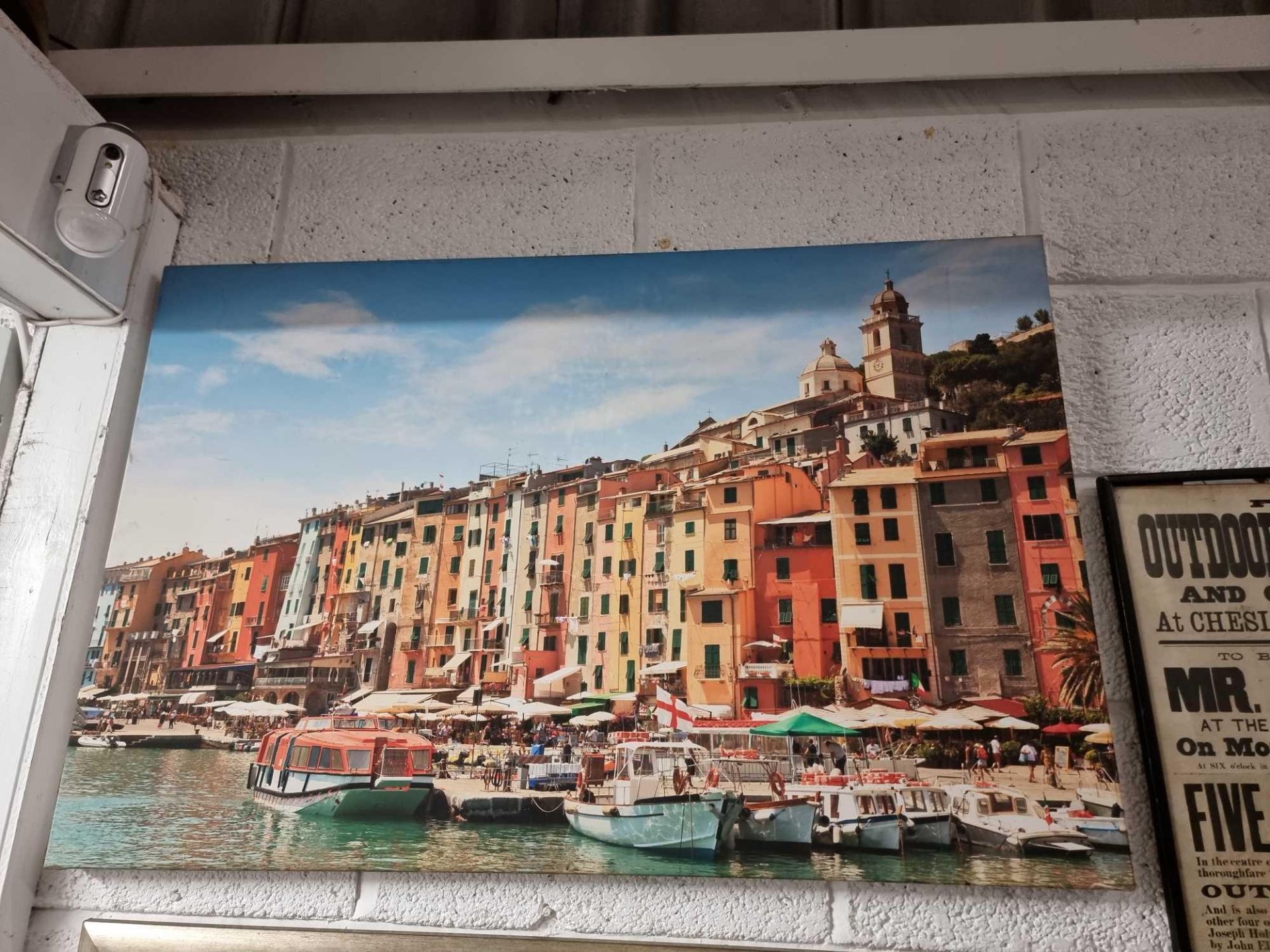 Canvas Print Porto Venere On The Ligurian Coast Of Italy Harbour View 100 x 67cm - Bild 2 aus 3