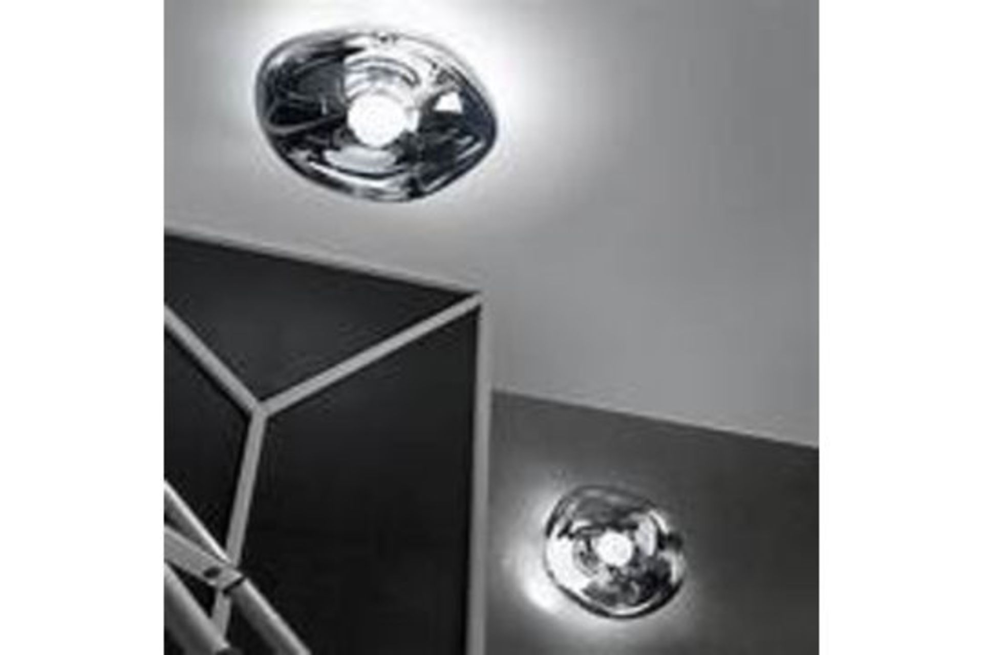 Lava Silver Wall Light The Body Of The Lava Wall Light Has An Organic Feel Like The Melting Ice Of A - Image 2 of 2