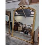 American Federal Style (20th Century) Significant Rectangular Mirror With Federal Styling Features A