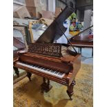 C Bechstein Berlin model V rosewood case 6ft 7 grand piano manufactured in  1894 (Serial 37578)