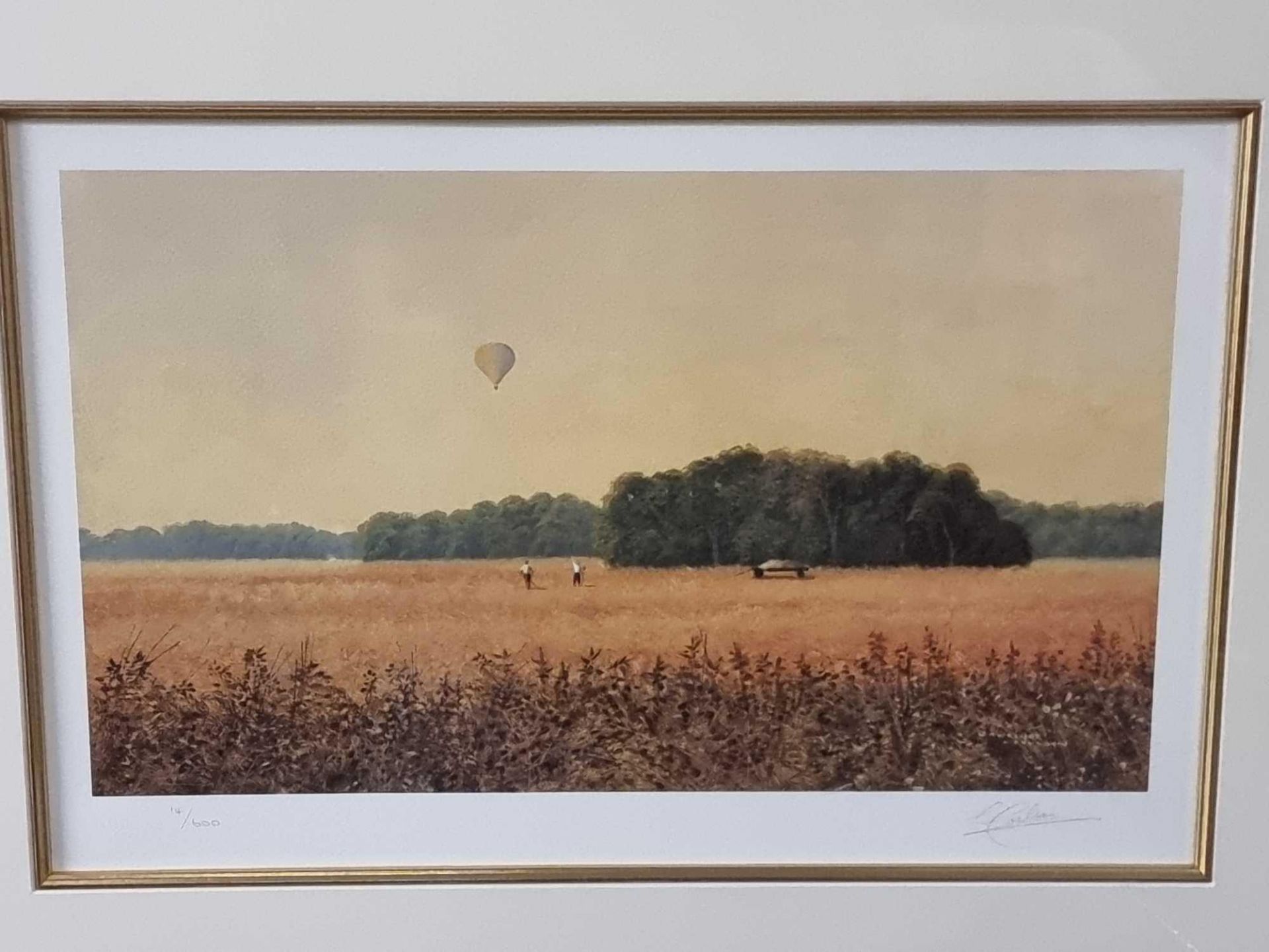 Lawrence Coulson English b. Cambridge 1962 Limited Edition Landscape Print 14 Of 600 In A Modern - Image 2 of 6